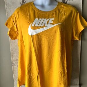 Nike Golden Tee with White Logo